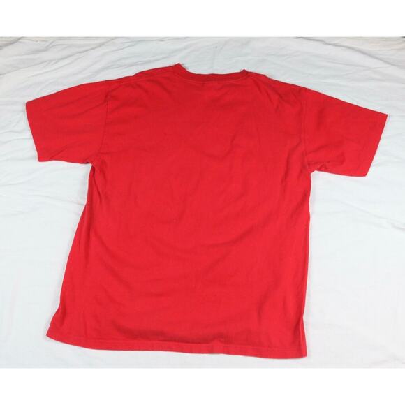 Vintage Looney Tunes Classic Mens XL T Shirt Short Sleeve Red Bugs Bunny Taz USA - Picture 7 of 8